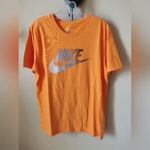 Nike Orange Adult Tee Shirt Size L